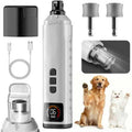 6-Speed Dog Nail Grinder with Led Light, 30 db Ultra Quiet Brushless Motor by MOONEON
