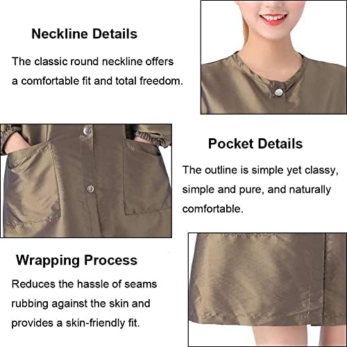 Professional Salon Smock Stylist Jacket Waterproof Hairdresser Cape Barber - Image 4