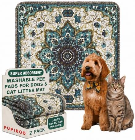 PUPIBOO Washable Pee Pads for Dogs and Cats by PUPIBOO