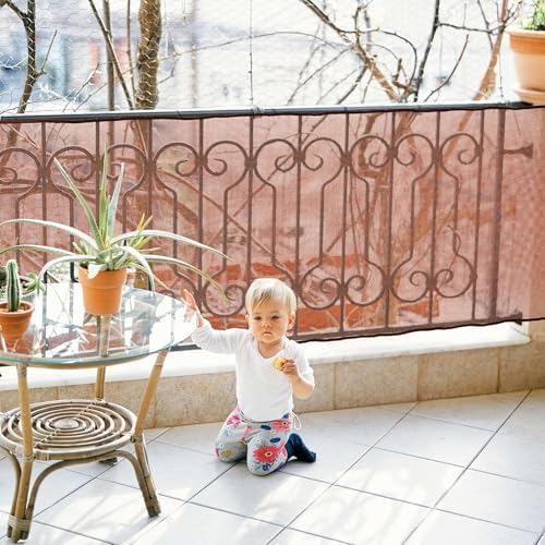 Hosuly Banister Guard Balcony Netting, 15 x 3.3 ft, 1 Set - Image 5
