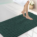 Smiry Bathroom Rugs 44X24, Extra Soft Rubber Backing Chenille Bath Mats by Smiry