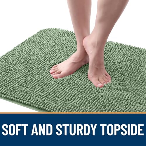 OLANLY Dog Door Mat for Muddy Paws 45x27, Super Absorbent Chenille Mud Mat - Image 4