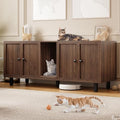 ONBRILL 59 Inches Cat Litter Box Enclosure by ONBRILL