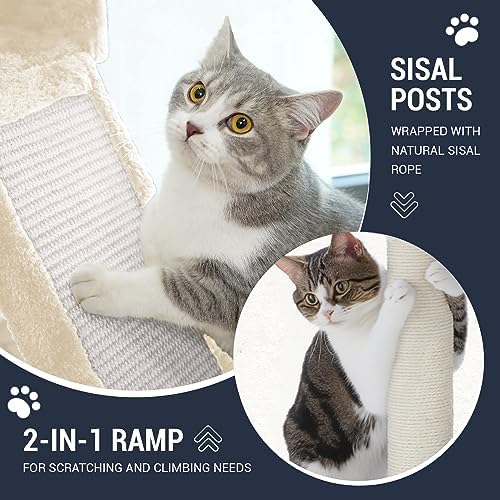 Allewie 68 Inches Cat Tree/House and Towers - Image 4