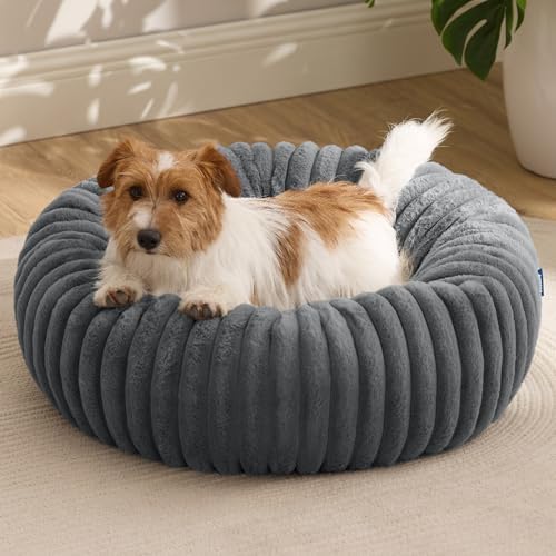 Bedsure ComfyFleece® Donut Small Dog Bed by BEDSURE