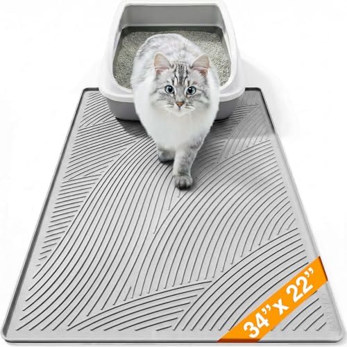 Cat Litter Box Mat by BANLYEO