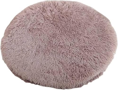 RICHRAIN Plush Cat Dog Cushion, Round Pet Warm Mat, PP Cotton Soft and by Unknown