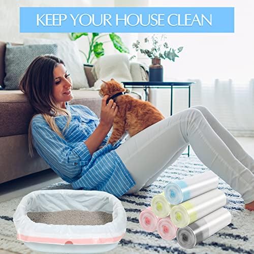 Jutom 84 Count Sifting Litter Box Liners, Cat Box Liners - Image 6