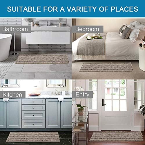 H.VERSAILTEX Bathroom Rugs Bath Rug Set 2 Piece Bathroom Contour Rug Toilet Mat - Image 6