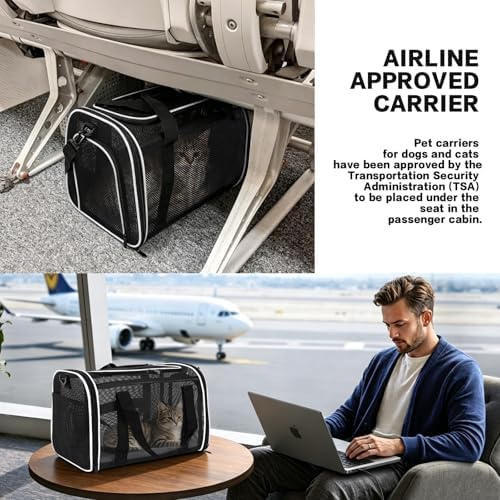 Cat Carrier Dog Carrier Pet Carriers Soft-Sided Cats Bag Animal Carriers Puppy - Image 5