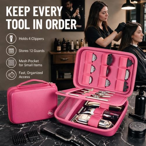 Boobowl Barber Accessories Bag for Clippers and Supplies, Hair Clipper Box - Image 3