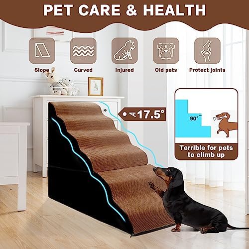 6-Step Dog Steps for High Beds 30" H - Image 3