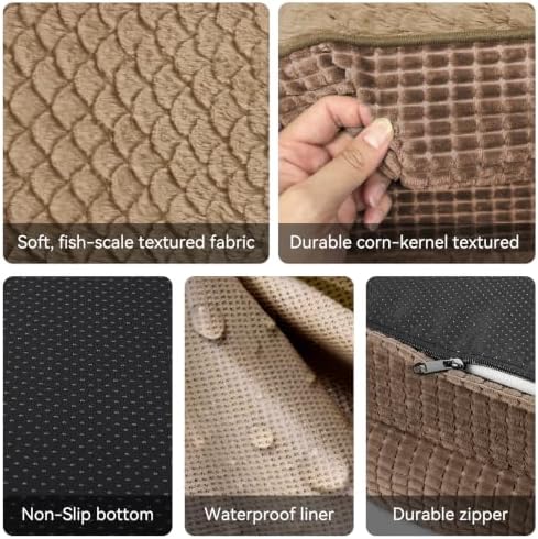 JOEJOY Orthopedic Dog Bed for Large Dogs, Egg-Crate Memory Foam Pet Bed - Image 5