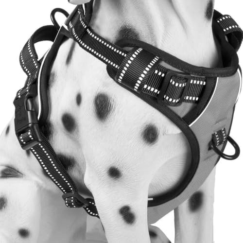 PoyPet No Pull Dog Harness Medium, Reflective Vest by PoyPet
