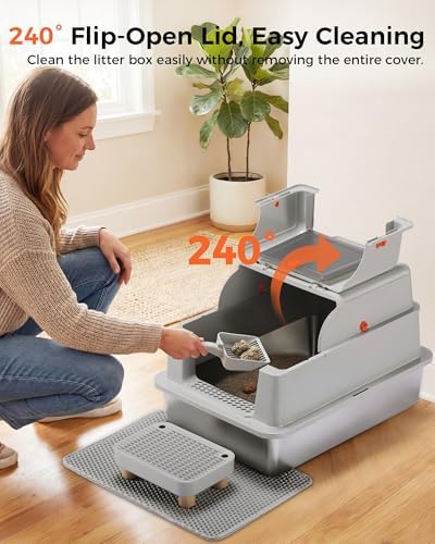 XXXL Stainless Steel Cat Litter Box - Image 6