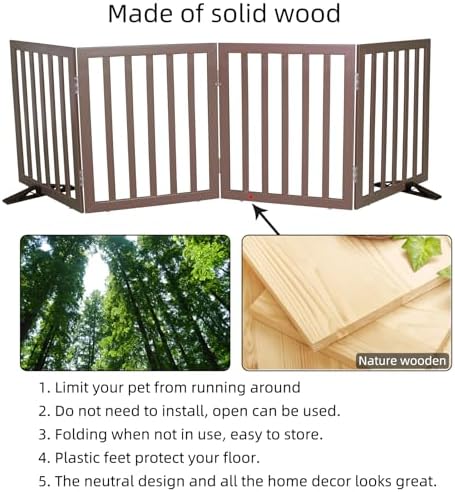 ZJSF Freestanding Indoor Dog Gate - Image 6