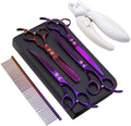 8.0 in 9CR Titanium Professional dog grooming scissors set, Grooming Scissors by yawpnan