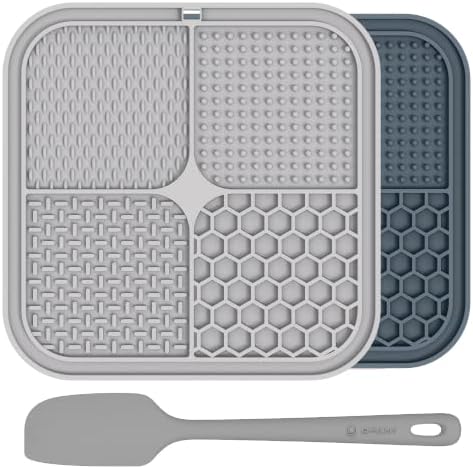 ChefAide 2 Pack Lick Mat for Dogs, Cats & Puppies by ChefAide