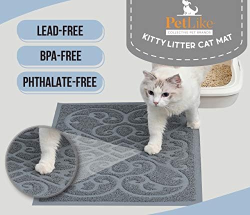 PetLike Cat Litter Box Mat, Thick Kitty Litter Trapping Mat, Waterproof - Image 3