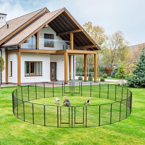 Kfvigoho Dog Playpen Outdoor Extra Wide 32 Panels Heavy Duty Dog Fence 50" - Image 2
