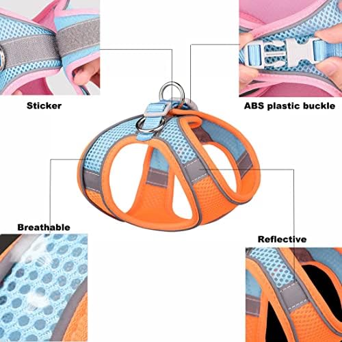 XXS Dog Harness and Leash Set, Puppy Harness Girl Cats Vest - Image 3