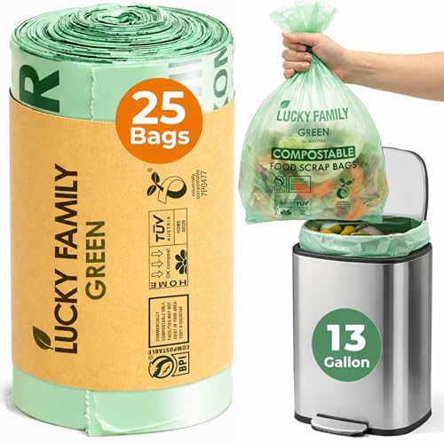 13 Gallon Drawstring Compost Bags by INNOTAK