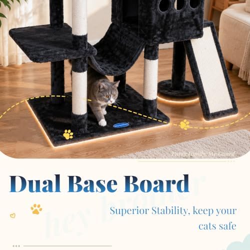 Hey-brother Cat Tree Tower, Extended Base - Image 6