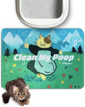 Lukamoo® Cute Cat Litter Mat, for Kitty Litter & Cat Litter Box, Independent by Lukamoo