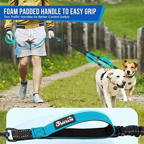 Lukovee Double Dog Leash, Reflective Heavy Duty Lead, No Tangle - Image 2