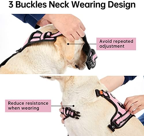 IVY&LANE No Pull Dog Harness for Large Dogs, Reflective Dog Vest Harness - Image 4