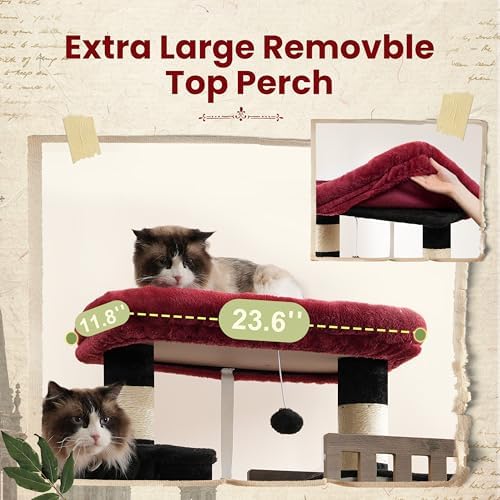Gitelsnour Maine Coon Cat Tree, Heavy Duty Cat Tower - Image 3