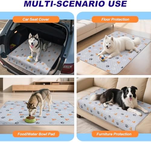 WanpeeGoo Washable Pee Pads for Dogs, Waterproof, 18 x 24 in, 2 Pack - Image 5