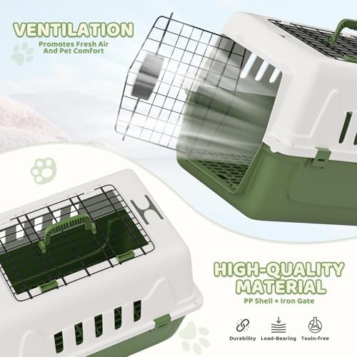 Magshion 22 Inch Hard-Sided Dog Cat Carrier - Image 5