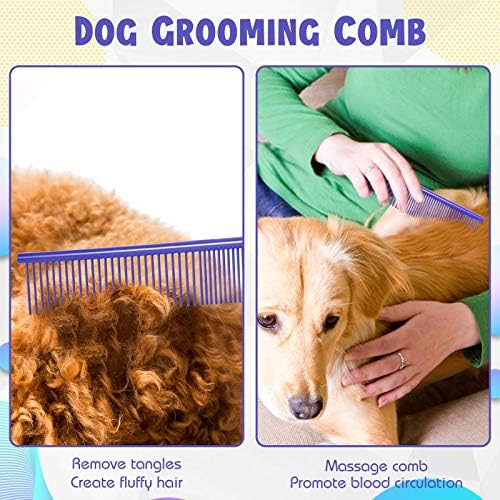 3 Pcs Stainless Steel Grooming Combs - Image 3