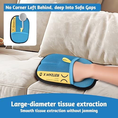 2 Pack Pet Hair Removal Gloves for Cats & Dogs – Premium Mesh & Brush Fabric - Image 4