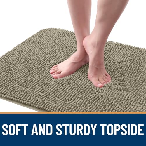 OLANLY Dog Door Mat for Muddy Paws 59x24, Super Absorbent Chenille Mud Mat - Image 4