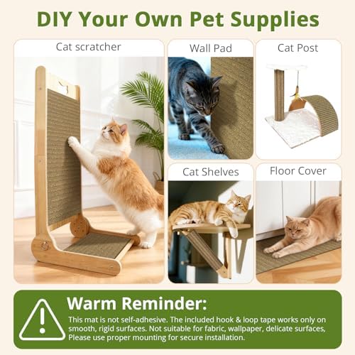 Natural Cork Cat Scratcher Mat - Image 4