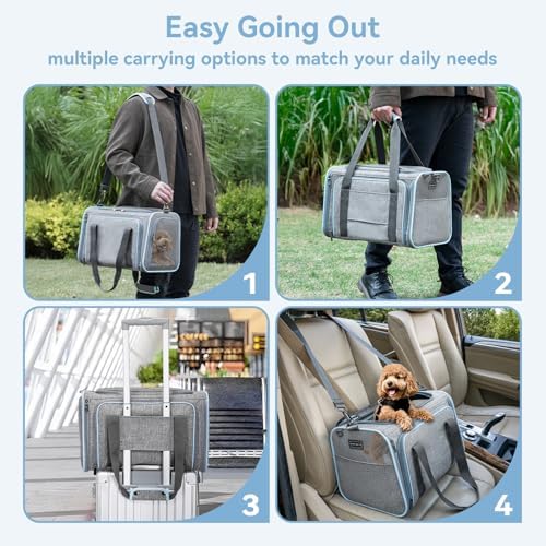 Petsfit Medium Double Expandable Cat Carrier - Image 5