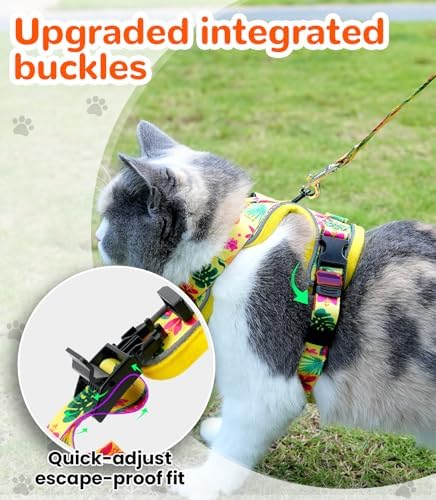 Halypet Cat Harness and Leash Set, Escape Proof Adjustable Harness - Image 6