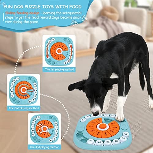 FOXMM Dog Puzzle Toys, Interactive Treat Puzzle Dog Toy - Image 6