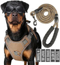 Dog Harness and Leash Set for Medium Dogs, No Pull Tactical Dog Harness by Unknown