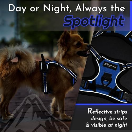 Eagloo Dog Harness for Small Dogs, No Pull Pet Vest - Image 7