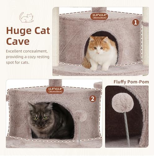 Gitelsnour Corner Cat Tree, All Sisal Multi-Cat Scratching Posts GCT035MU - Image 4