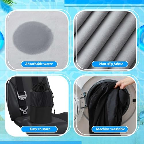 Hahafelt 2 Pack Car Seat Towel Cover - Image 3