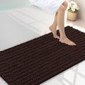 Smiry Bathroom Rugs 47X24, Extra Soft Rubber Backing Chenille Bath Mats by Smiry
