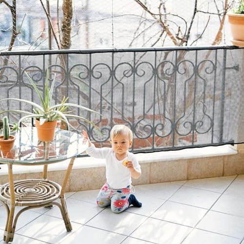 Hosuly Banister Guard Balcony Netting, 10 x 3 ft, 1 Set - Image 5