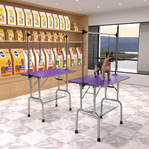 46" Dog Grooming Table Foldable Pet Grooming Tables - Image 4
