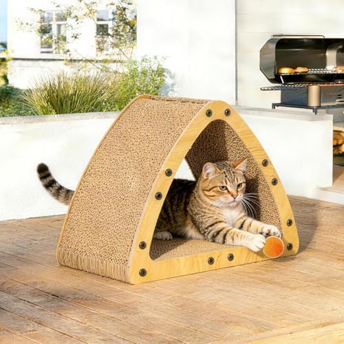 TIMIEEYA Cardboard Cat House - Image 7
