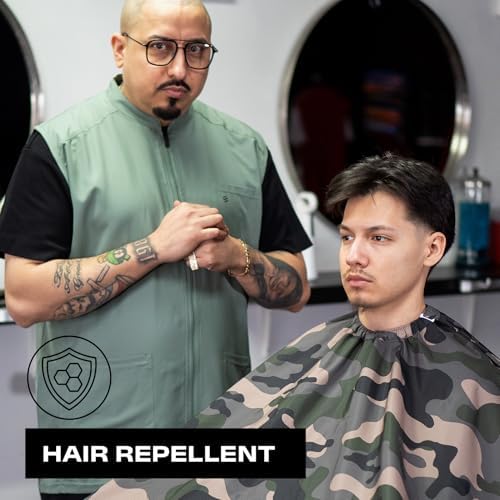 Barber Strong Barber Vest, Men's Hair Repellent, Lightweight & Breathable Mesh - Image 7