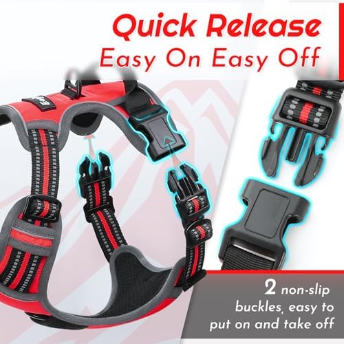 Eagloo Dog Harness for Medium Sized Dogs, No Pull Vest - Image 6
